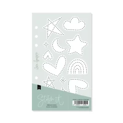 Hot Plantilla de Costura Estrellas y Corazones Stitch it! Plantillas