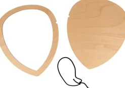 New Plantilla De Madera Para Macramé Hoja 20cm Macramé
