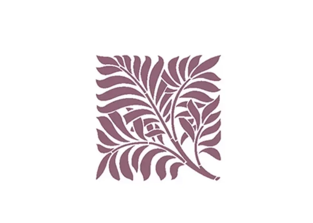 Plantilla de Stencil V-173 Hojas 15x21cm Dayka Plantillas