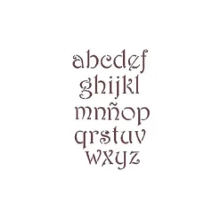 Best Plantilla de Stencil A6-020 Abecedario 15x10,5cm Dayka Plantillas
