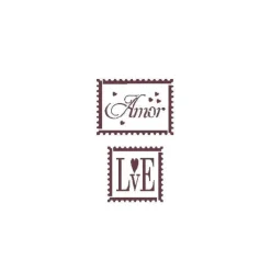 Discount Plantilla de Stencil A6-004 Amor 15x10,5cm Dayka Plantillas