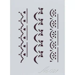 Best Plantilla de Stencil A6-021 Frisos 15x10,5cm Dayka Plantillas