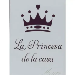 Sale Plantilla de Stencil A6-019 La Princesa de la casa 15x10,5cm Dayka Plantillas