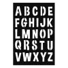 Best Plantilla de stencil Abecedario 10x15cm Plantillas