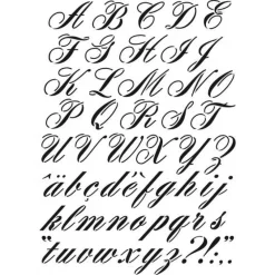 Best Plantilla de Stencil Abecedario 29,7x42 cm, 15060021 Plantillas