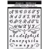 Discount Plantilla de Stencil Alphabet 20x25cm Plantillas