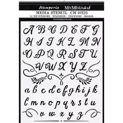 Discount Plantilla de Stencil Alphabet 20x25cm Plantillas