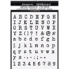 Discount Plantilla de Stencil Alphabet and Numbers 20x25cm Plantillas