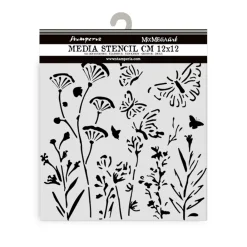 New Plantilla de stencil Amapolas Best Sellers 12x12cm Plantillas