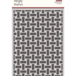 Discount Plantilla de stencil Basketweave SV Berry Fields Plantillas