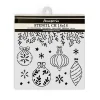 Outlet Plantilla de stencil Bolas de Navidad The Nutcracker 18x18cm Plantillas