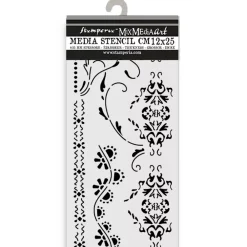 Clearance Plantilla de stencil Bordes Old Lace 15x25cm Plantillas