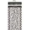 Hot Plantilla de stencil Bordes Art of Travelling 12x25cm Plantillas