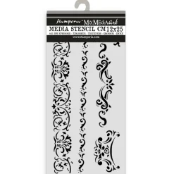 Clearance Plantilla de stencil Bordes Venice City Of Art 12x25cm Plantillas