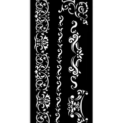 Clearance Plantilla de stencil Bordes Venice City Of Art 12x25cm Plantillas
