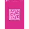 Outlet Plantilla de stencil Brocado 13x13cm Plantillas