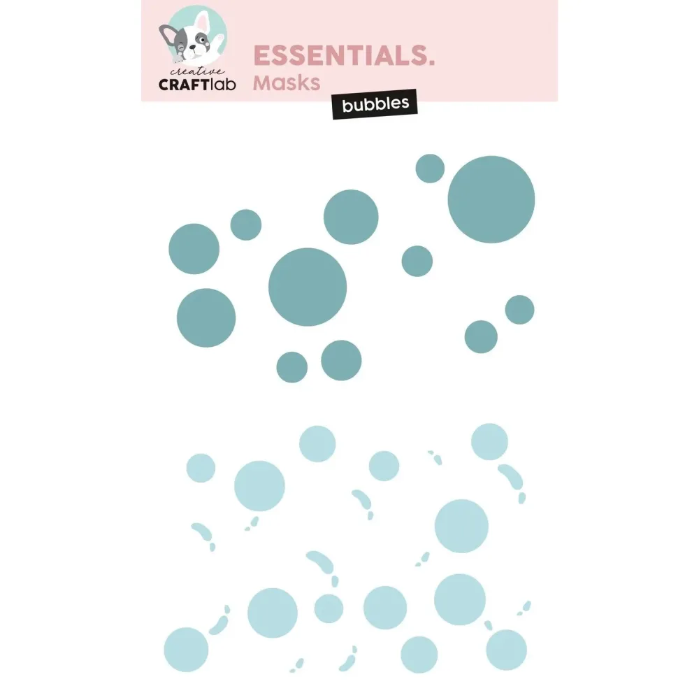 Discount Plantilla de Stencil Bubbles Creative Craftlab Plantillas