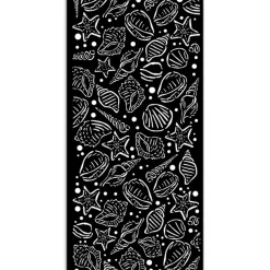 Hot Plantilla de stencil Caracolas Sea Land 12x25cm Plantillas