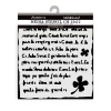 Sale Plantilla de stencil Carta Art of Travelling 12x12cm Plantillas