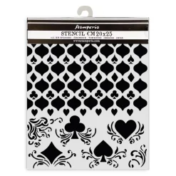 Sale Plantilla de stencil Cartas Master of Magic 20x25cm Plantillas