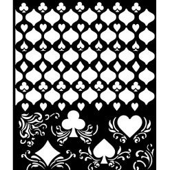 Sale Plantilla de stencil Cartas Master of Magic 20x25cm Plantillas