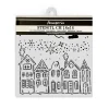 Discount Plantilla de Stencil Casas All You Need For Christmas 18x18cm Plantillas