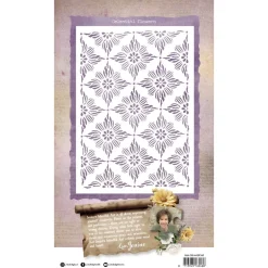 Outlet Plantilla de Stencil Celestial Flowers Growing & Blooming Plantillas