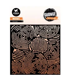 Discount Plantilla de stencil Circles Grunge Collection Plantillas