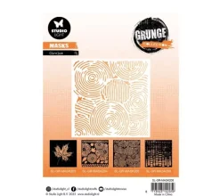 Discount Plantilla de stencil Circles Grunge Collection Plantillas