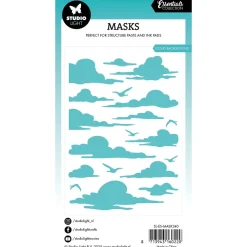 Hot Plantilla de Stencil Cloud Background Essentials Plantillas