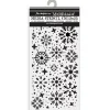 New Plantilla de stencil Copos de nieve Romantic Gear Up For Christmas Plantillas