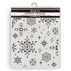 Discount Plantilla de stencil Copos de nieve The Owl's House 20x25cm Plantillas