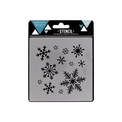 Online Plantilla de stencil Copos de nieve Florileges Design Plantillas