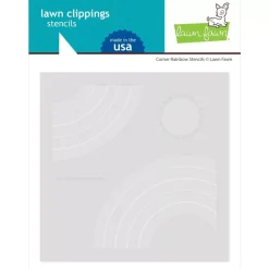 Sale Plantilla de Stencil Corner Rainbow Plantillas