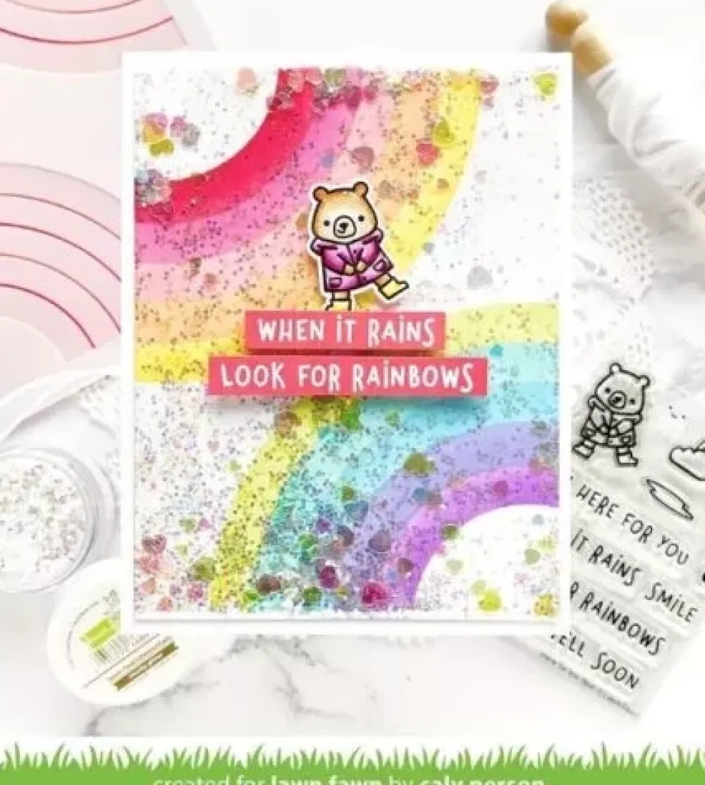 Sale Plantilla de Stencil Corner Rainbow Plantillas