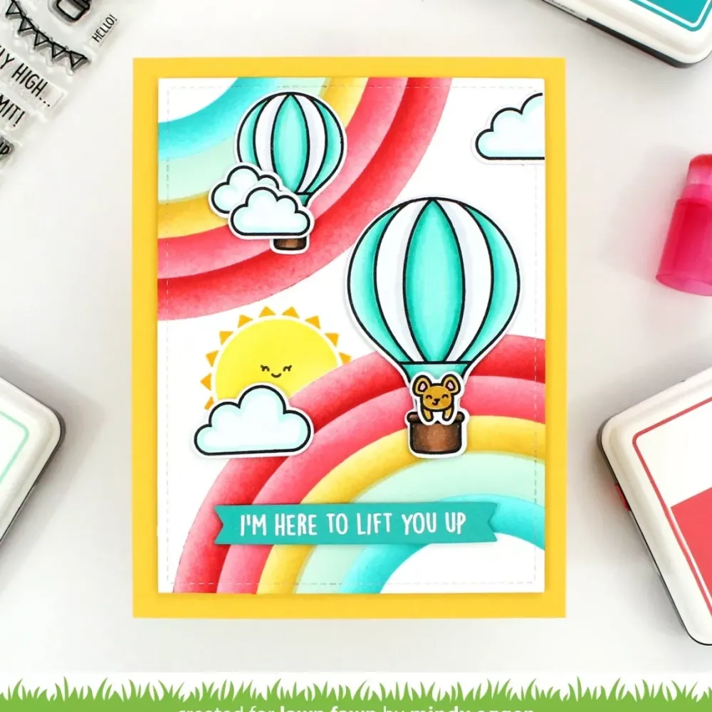 Sale Plantilla de Stencil Corner Rainbow Plantillas