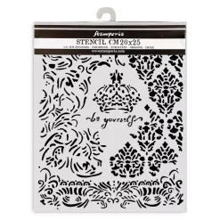Hot Plantilla de stencil Corona Be Yourself Alterego Plantillas
