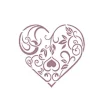 Sale Plantilla de Stencil D-102 Corazón 15x21cm Dayka Plantillas
