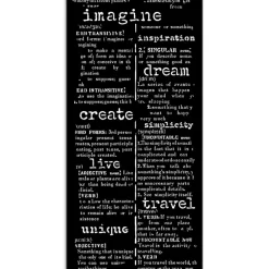 Hot Plantilla de stencil Diccionario Secret Diary 12x25cm Plantillas