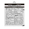 Plantilla de stencil Diccionario Best Sellers 12x12cm Plantillas