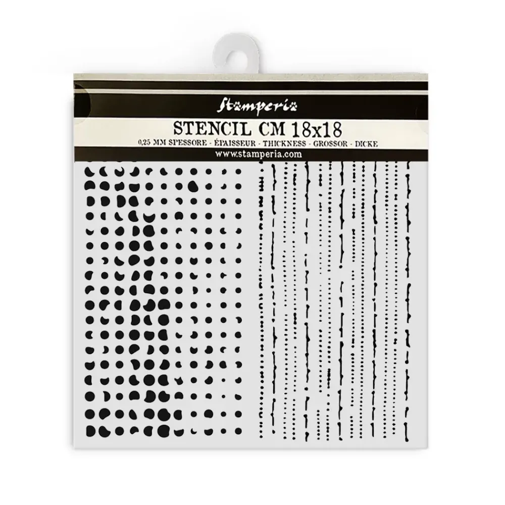 Discount Plantilla de stencil Doble Textura The Nutcracker 18x18cm Plantillas
