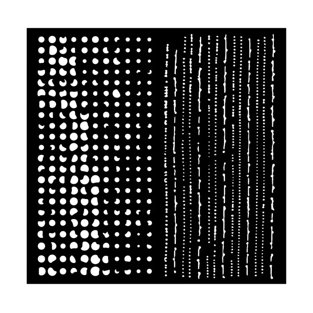 Discount Plantilla de stencil Doble Textura The Nutcracker 18x18cm Plantillas