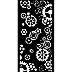 Online Plantilla de stencil Engranajes Romantic Gear Up For Christmas Plantillas
