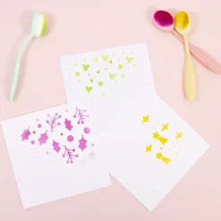 Discount Plantilla de Stencil Estrellas All You Need is Christmas 15x15cm Plantillas