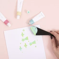Discount Plantilla de Stencil Estrellas All You Need is Christmas 15x15cm Plantillas