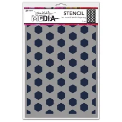 Hot Plantilla de Stencil Fence Dina Wakley Media Plantillas