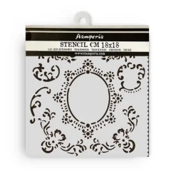 Hot Plantilla de stencil Filigrana House of Roses 18x18cm Plantillas