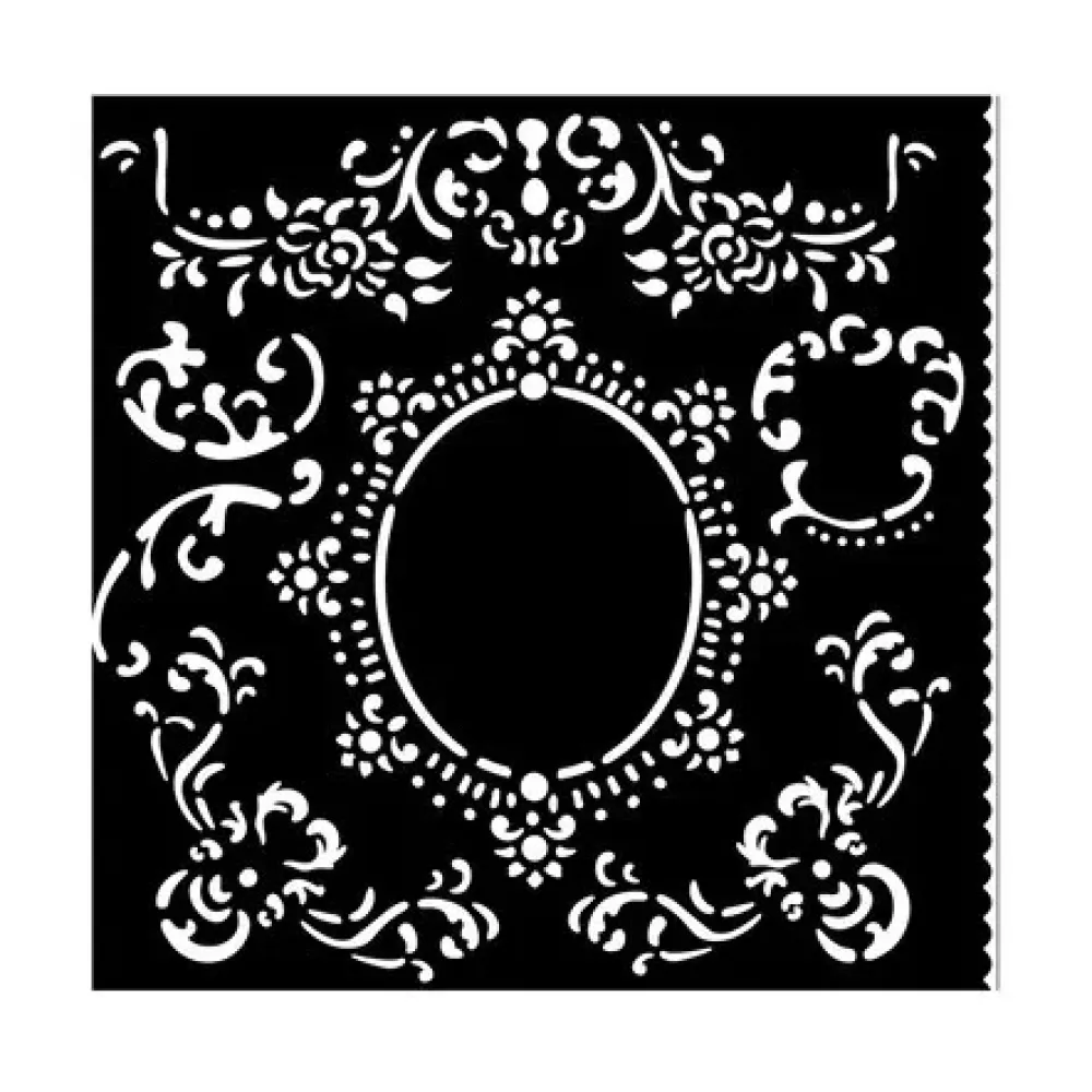 Hot Plantilla de stencil Filigrana House of Roses 18x18cm Plantillas