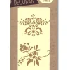 Outlet Plantilla de stencil Flores 1091 12,5x25cm Plantillas