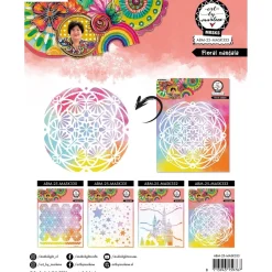 Clearance Plantilla de stencil Floral Mandala Art by Marlene Plantillas